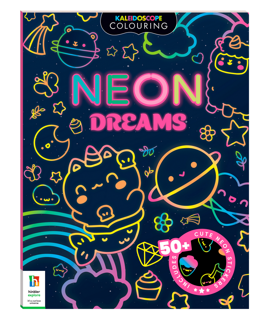 Sticker Colouring Neon Dream