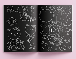 Sticker Colouring Neon Dream
