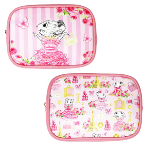 Claris the Chicest Mouse in Paris Cosmetic Pouches