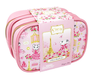 Claris the Chicest Mouse in Paris Cosmetic Pouches