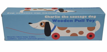 Load image into Gallery viewer, Charlie Wooden Pull Toy
