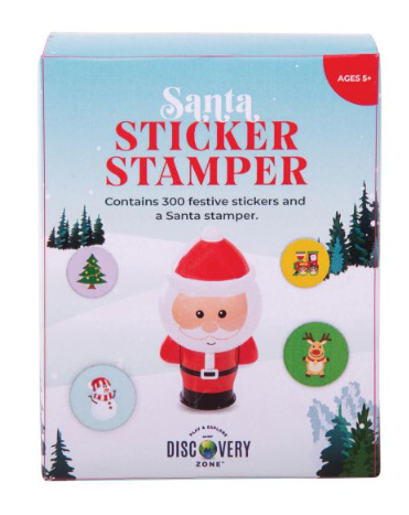 Santa Sticker Stamps