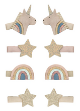 Load image into Gallery viewer, Mimi &amp; Lula Celeste Unicorn Mini Clips
