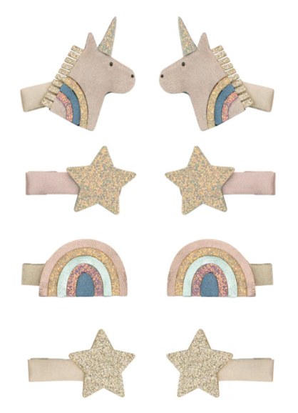 Mimi & Lula Celeste Unicorn Mini Clips