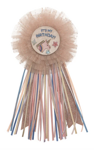 Mimi & Lula Unicorn Birthday Badge