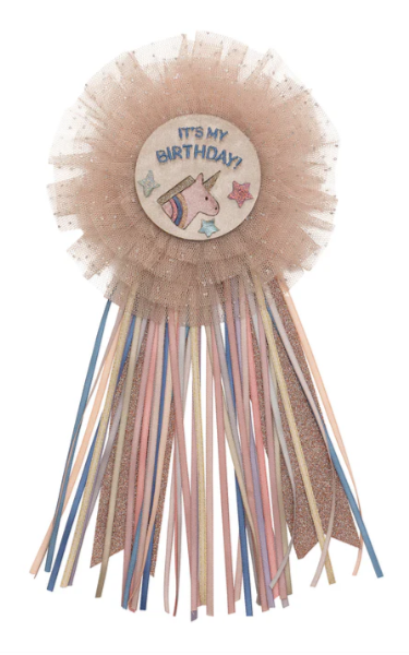 Mimi & Lula Unicorn Birthday Badge