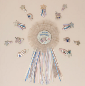 Mimi & Lula Unicorn Birthday Badge