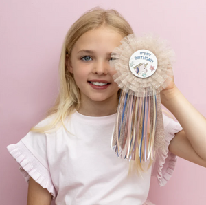 Mimi & Lula Unicorn Birthday Badge