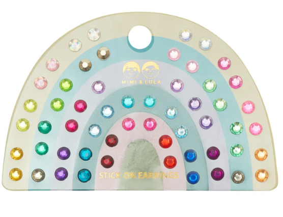 Mimi & Lula Bright Gem Stick on Earrings