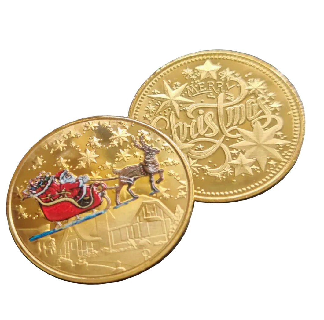 Golden Santa Coin