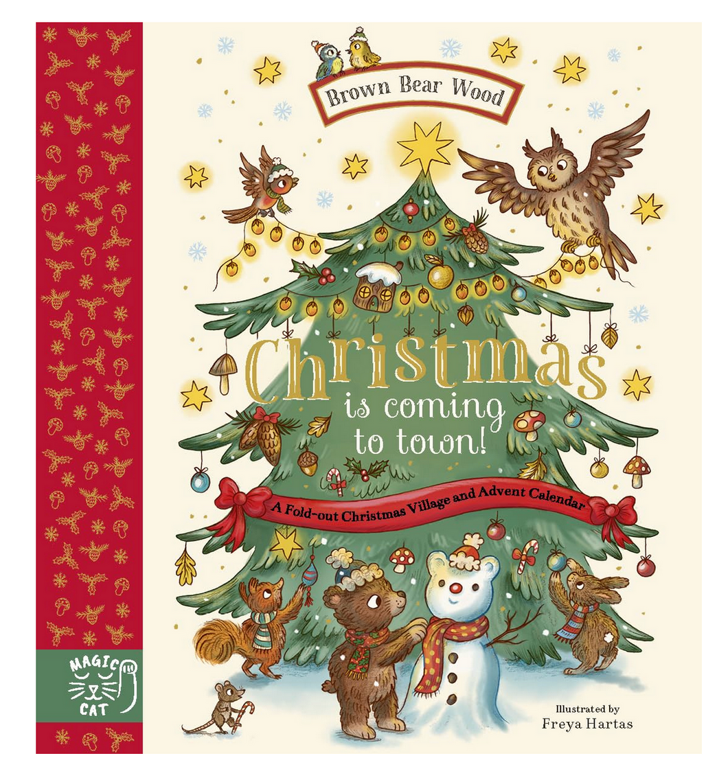 Brown Bear Wood Christmas is Coming to Town - H/B
