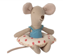 Load image into Gallery viewer, Maileg Beach Mouse Little Sister with Float Red
