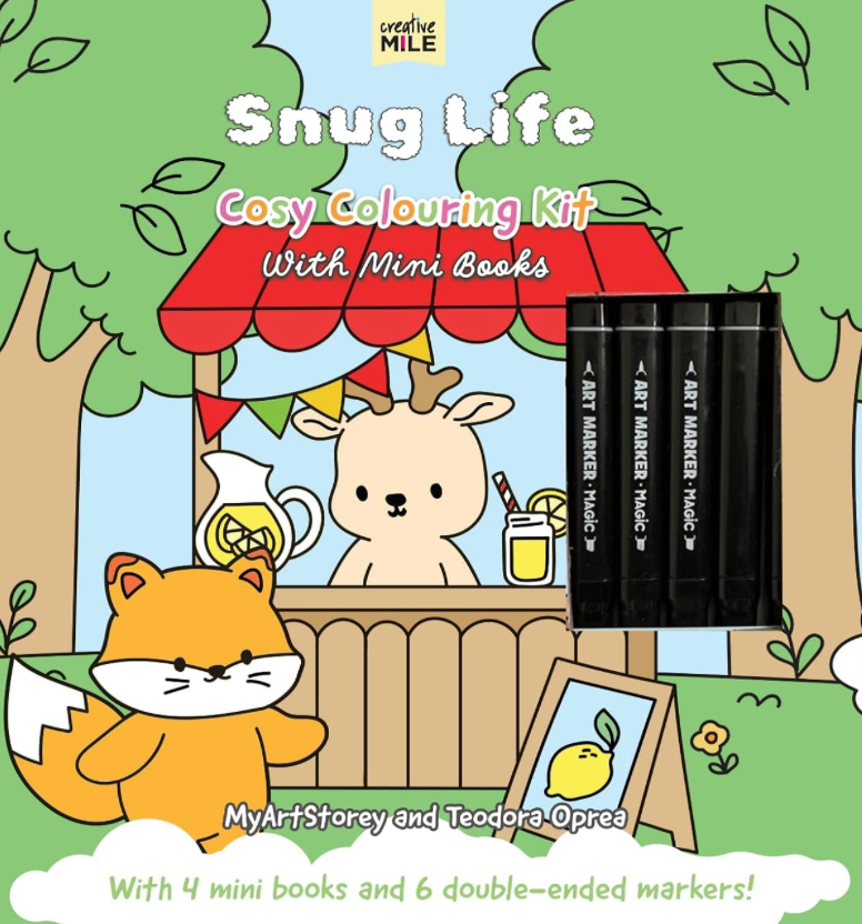 Snug Life Cosy Colouring Kit with Mini Books
