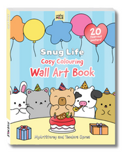 Load image into Gallery viewer, Snug Life Cosy Colouring Wall Art Book
