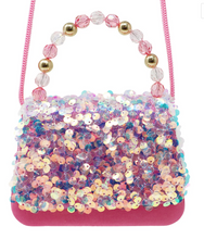 Load image into Gallery viewer, Pink Poppy Mermaid Shimmer Handbag
