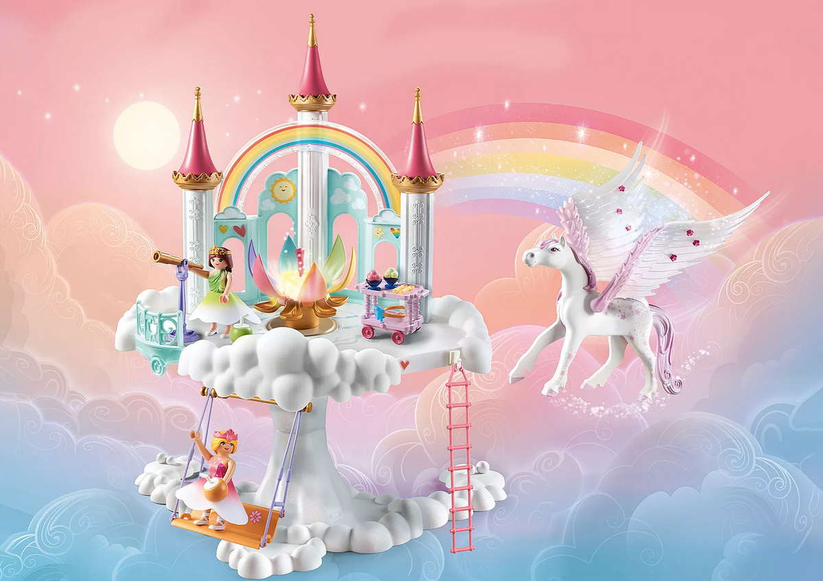 Playmobil Rainbow Castle in the Clouds 71359 – Kinderplay Playthings