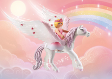Load image into Gallery viewer, Playmobil Rainbow Castle in the Clouds 71359
