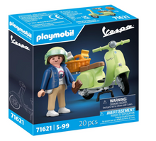 Load image into Gallery viewer, Playmobil Vespa Green 71621
