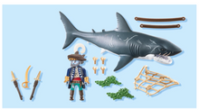 Load image into Gallery viewer, Playmobil Giant Shark with Pirate 71793
