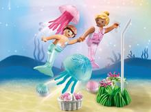 Load image into Gallery viewer, Playmobil Mermaid Kids with Jellyfish 71504
