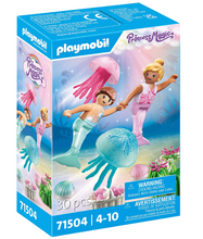 Load image into Gallery viewer, Playmobil Mermaid Kids with Jellyfish 71504
