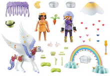 Load image into Gallery viewer, Playmobil Pegasus with Rainbow Clouds 71361
