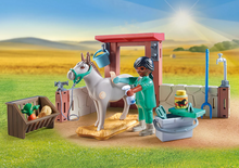 Load image into Gallery viewer, Playmobil Veterinary Mission with Donkeys 71471
