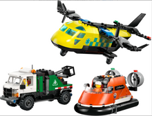 Load image into Gallery viewer, Lego City Airplane, Service Truck &amp; Hovercraft Remix 60505
