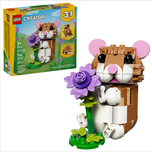 Load image into Gallery viewer, Lego Creator Cute Hamster with a Flower 31376
