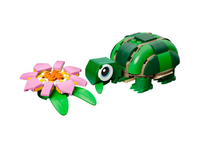 Load image into Gallery viewer, Lego Creator Turtle with a Water Lily Flower 31377
