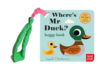 Load image into Gallery viewer, Where’s Mr Duck Buggy Book - Felt Flaps
