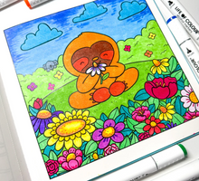 Load image into Gallery viewer, Life of Colour Cute &amp; Cozy Colouring Book - Good Vibes Only
