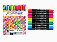 Load image into Gallery viewer, Life of Colour Dot-A-Licious dot paint pens
