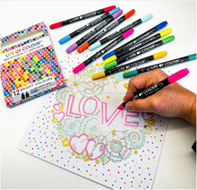 Load image into Gallery viewer, Life of Colour Dot-A-Licious dot paint pens
