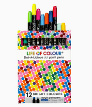 Load image into Gallery viewer, Life of Colour Dot-A-Licious dot paint pens
