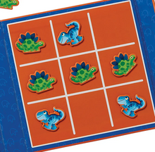 Load image into Gallery viewer, Crocodile Creek Magnetic Game Tic Tac Toe &amp; Checkers - Dino
