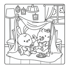 Load image into Gallery viewer, Little Cuties Cosy Colouring
