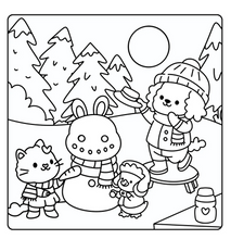 Load image into Gallery viewer, Little Cuties Cosy Colouring

