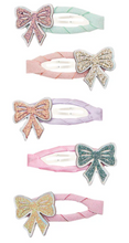 Load image into Gallery viewer, Mimi &amp; Lula Sparkly Bow Mini Clic Clacks
