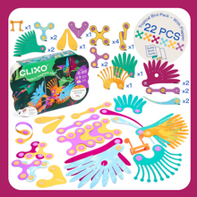 Load image into Gallery viewer, Clixo Tropical Birds 22 Pieces

