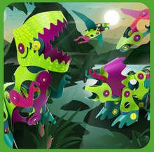 Load image into Gallery viewer, Clixo Dino Adventure 36 Pieces
