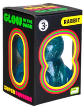 Load image into Gallery viewer, Smooshos Super Squish Glow in the Dark Bunny
