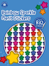 Load image into Gallery viewer, Rainbow Sparkle Merit Stickers
