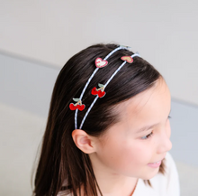Load image into Gallery viewer, Mimi &amp; Lula Red Cherries Double Alice Headband
