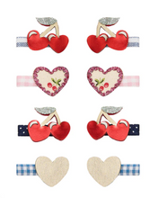 Load image into Gallery viewer, Mimi &amp; Lula Red Cherries Mini Clips
