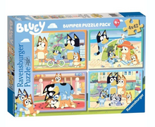 Load image into Gallery viewer, Ravensburger Bluey Gotta Be Done Puzzle 4 X 42 Piece
