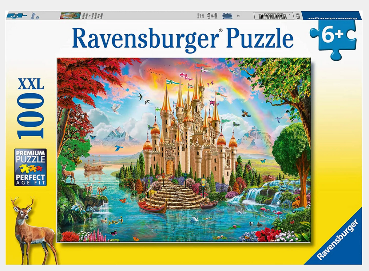 Ravensburger Rainbow Castle Puzzle 100 Piece – Kinderplay Playthings