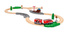 Load image into Gallery viewer, Brio Pull Back Train Set 28 Pieces 36102
