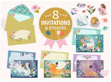 Load image into Gallery viewer, Djeco Invitation Cards &amp; Stickers
