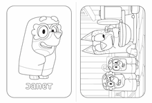 Load image into Gallery viewer, Bluey- Here come the Grannies Colouring Book
